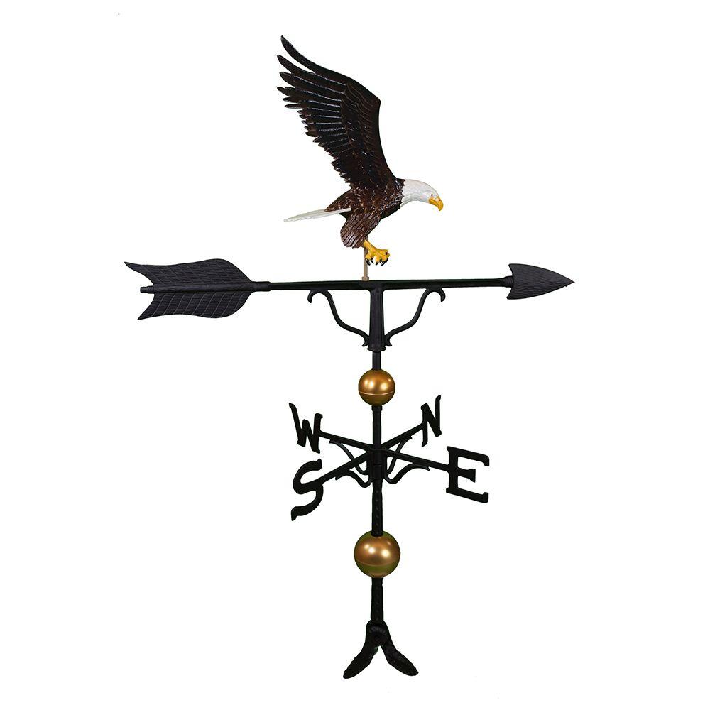52 in. Deluxe Color Full Bodied Eagle Weathervane