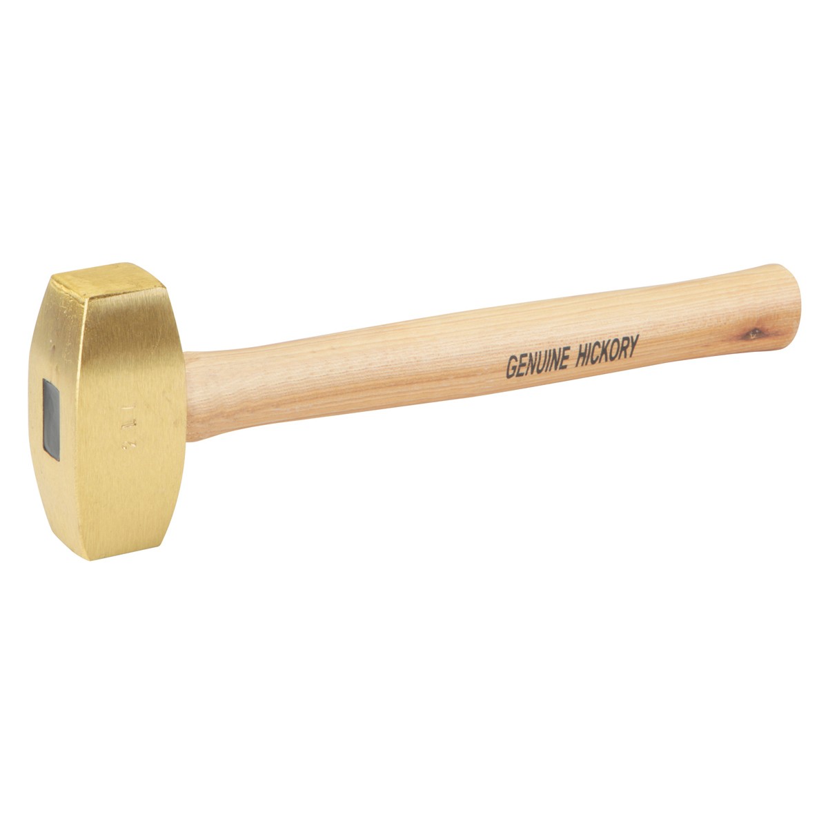 2 lb. Hickory Handle Brass Hammer
