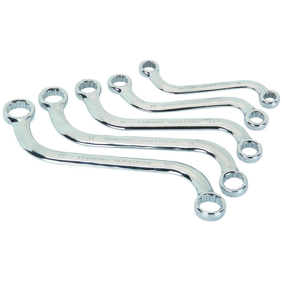 5 Pc Metric S-Type Obstruction Wrench Set